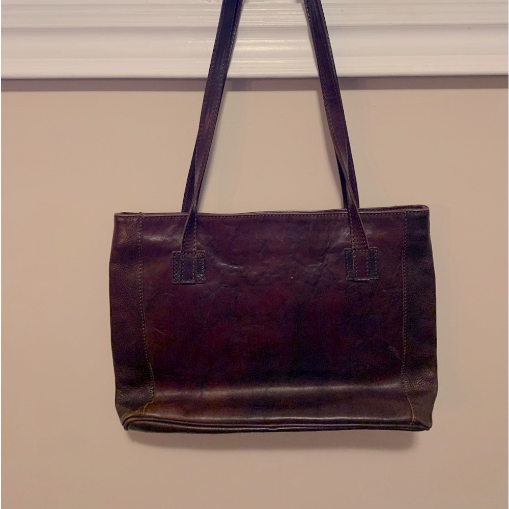 100% genuine Italian leather shoulder tote bag